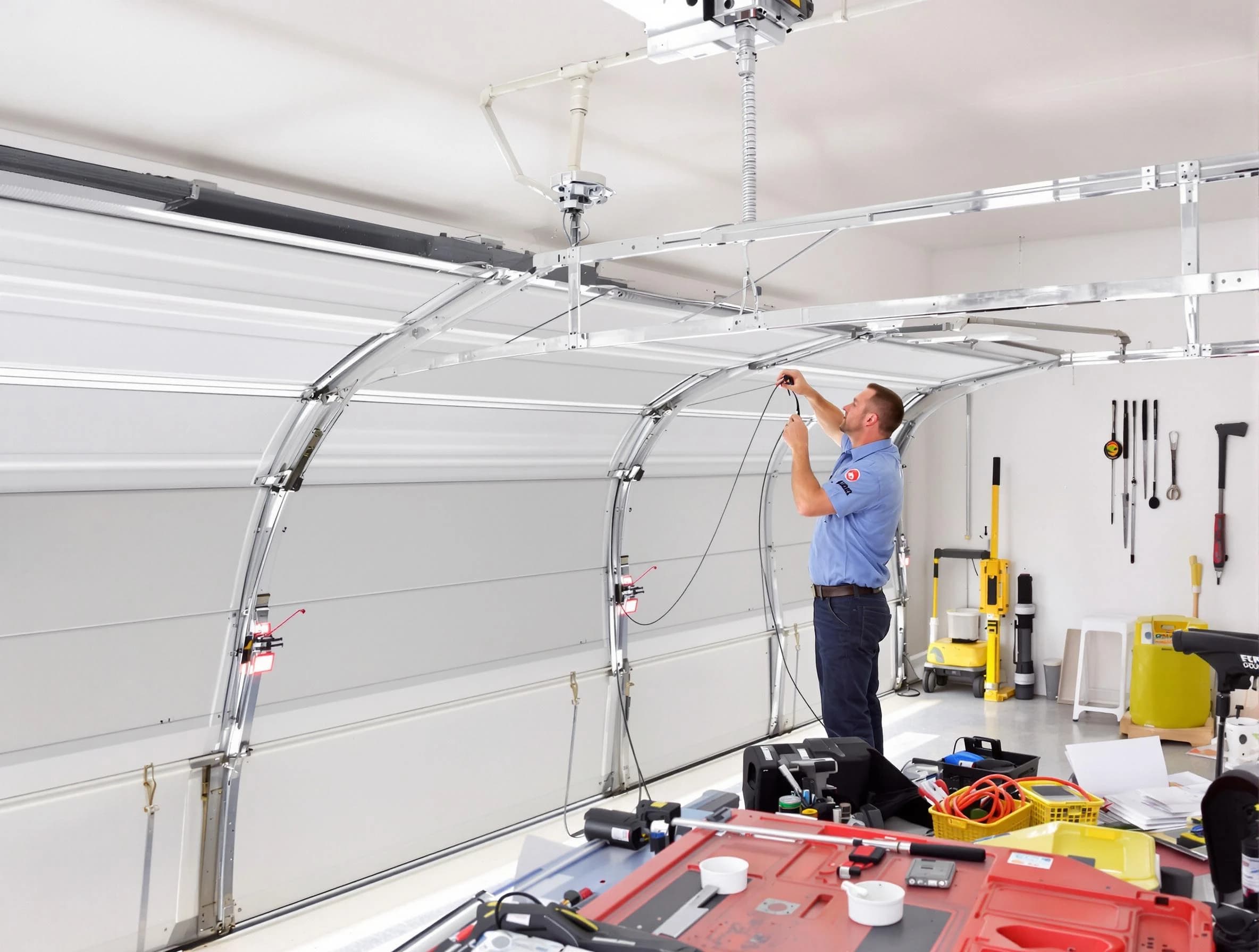 Garage door cable repair service by Sarasota Garage Door Repair in Sarasota