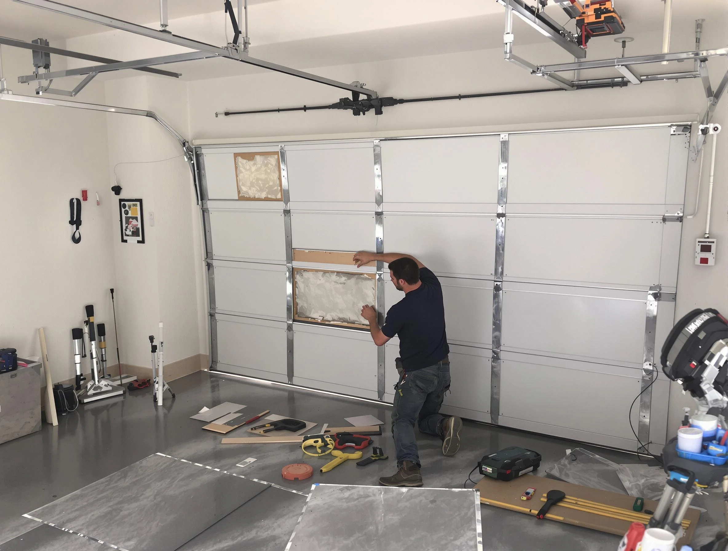 Garage Door Panel Repair in Sarasota