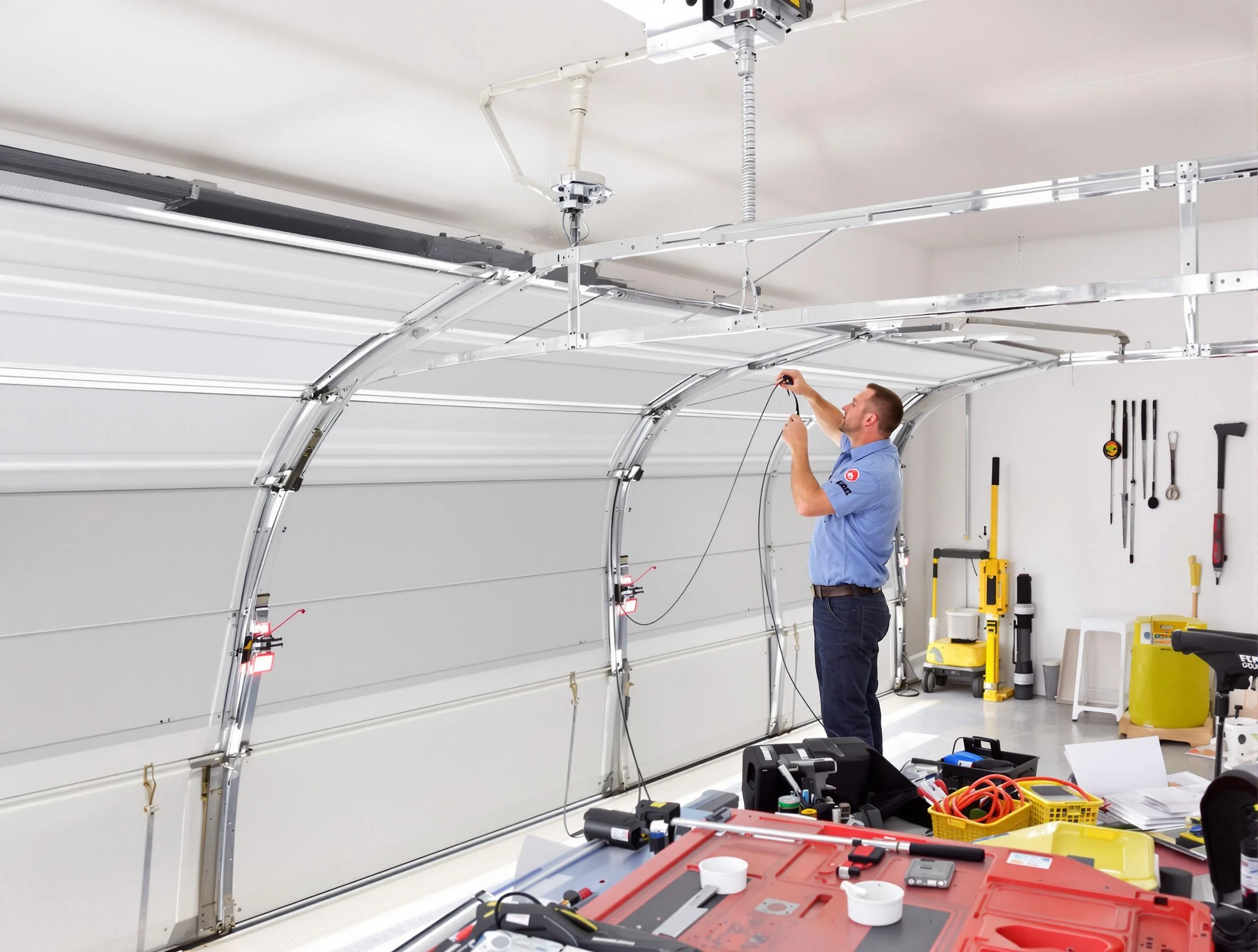 Garage door cable repair service by Sarasota Garage Door Repair in Sarasota