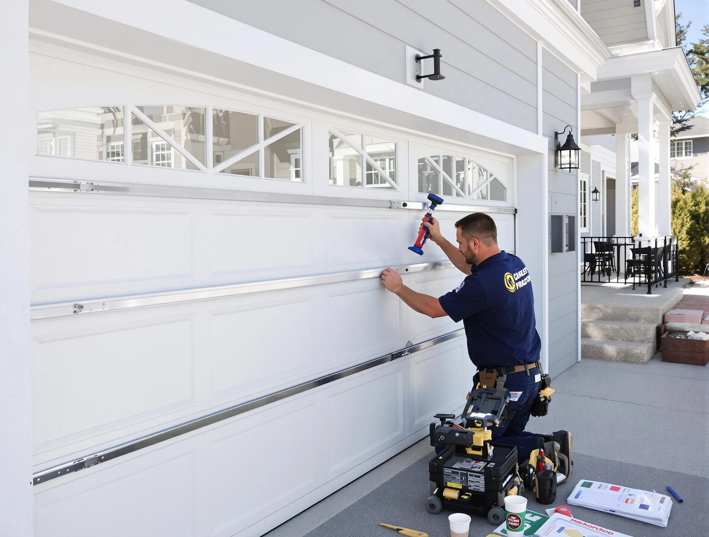 Professional garage door installation by Sarasota Garage Door Repair in Sarasota