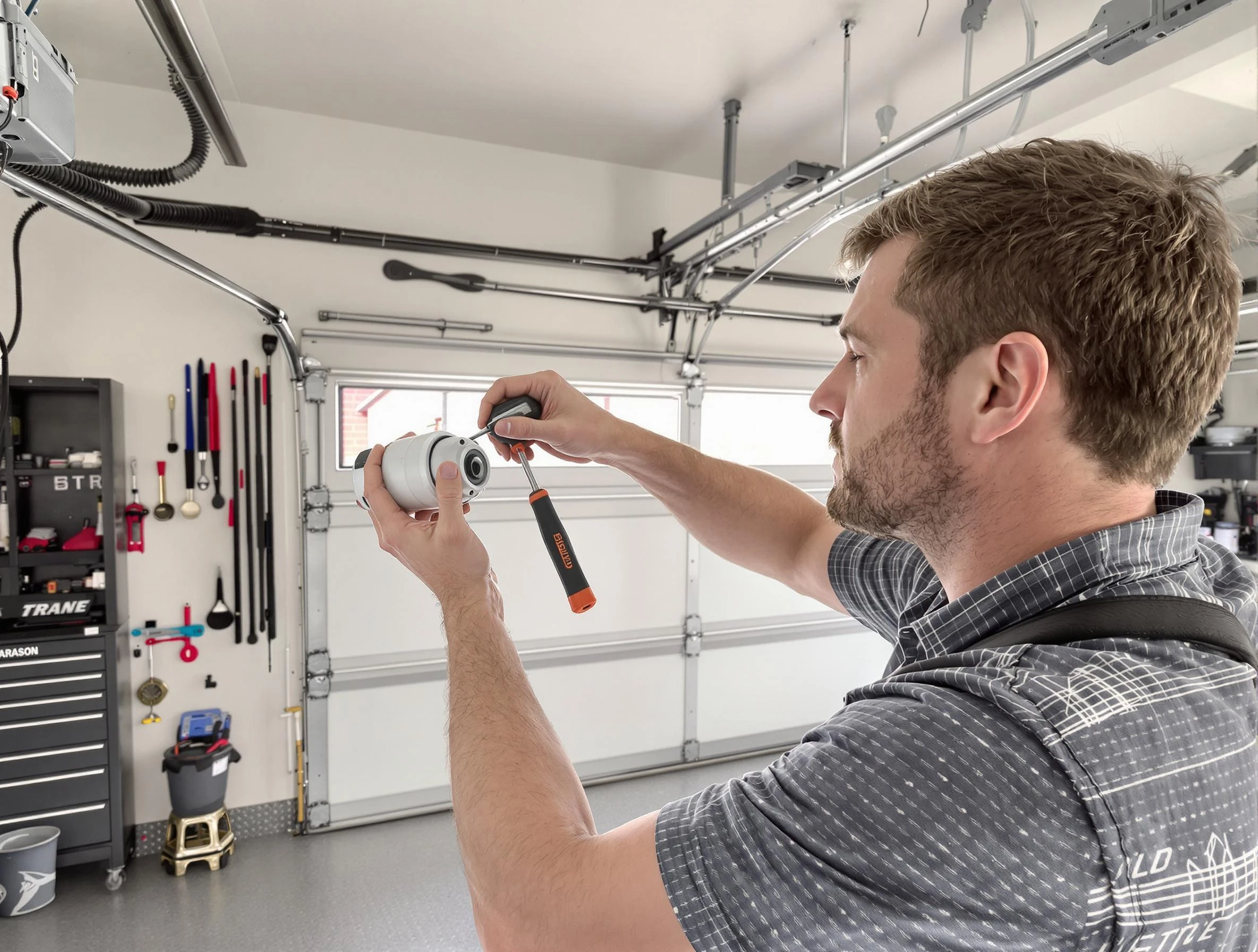 Garage door opener repair service by Sarasota Garage Door Repair in Sarasota